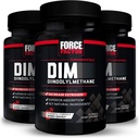 FORCE FACTOR DIM, 3-Pack, 남자에 있는 에스트로겐을 결정하는 알약, 중요한 자연적인 성분 및 우량한 흡수를 가진 Diindolylmethane 보충교재, Diindolylmethane 300mg는, 90의 캡슐을 빨리 작동합니다