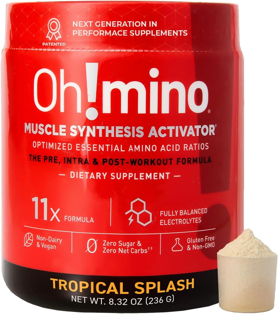 Suplemento de aminoácidos esenciais. Esmalte tropical, po de cafeína. Os 9 EAAs, BCAAs e The Perfect Amino for Workouts, Amino Energy, e para construír músculos, e recuperar máis rápido.