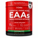 Ohmino BCAA + EAA Powder, Amino Acid Supplement, Tropical, 40 Servings | All 9 Essential Amino Acids, Patented Formula, Electrolytes & Adaptogens, Muscle Recovery & Endurance, Sugar-Free