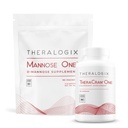 Theralogix TheraCran One + Mannose One Bundle, 90 Count & 7.05 Ounce (Pack of 2)