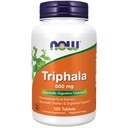 NOW Foods Supplements, Triphala 500 mg, Combination of Harada, Amla and Behada, 120 Tablets