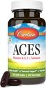 Carlson - ACES, Vitamin A, C, E + Selenium, Cellular Health & Immune Support, Antioksid, 50 Softgels