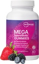 Microbiome Labs Spore Basert Probiotic Gummies for kvinner, menn og barn - MegaSporeBiotic Gummies - 4 Bacillus Probiotika for digestive helse & mikrobiom støtte - Berry Flavor (60 Gummies)