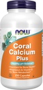 NOW Integratori alimentari, Coral Calcium Plus, Bone Health*, Healthy pH Balance*, 250 capsule di Veg