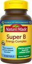 Nature Made Super B Energy Complex, Suplement diety dla wsparcia systemu nerwowego, 60 Softgels, 60 Day Supply