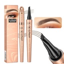 Q706 Eyebrow Pen, 4 Tipped, Precise, Long-lasting, Waterproof Eyebrow maquillaje (2#Dark Brown)