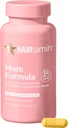 HAIRTAmin MOM Vegan Prenatal & Postnatal Multivitamin Suplemen & Rambut Vitamin Pregnancy, Postpartum, Breastfeating Probiotic One-Day Hair Vitamin with Biotin, Zinc, Iron (30 Counts)