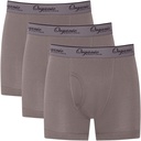 Organik İmzalar 3pack Soft Comfortable Mens 100% Organik Pamuk Boxer Notları