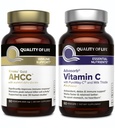 Quality of Life AHCC Kinoko Gold and Advasorb Vitamin C - Immune Support Bundle