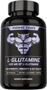 Prime Labs L Cápsulas de Glutamina 600mg - Suporta Força, Recuperação muscular, Imunidade, & Gut Health - Suplemento de Ácido Amino - para homens e mulheres