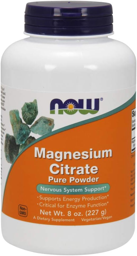 NU Magnesium Citroenpoeder, 8 Ounces (verpakking van 2)