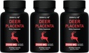 25.000mg Suplemento de Placenta máis alto deer 60 cápsulas - feito en Nova Zelandia (punto de 3 botellas, 180 cápsulas)