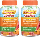 Emergen-C Gommies de vitamine C, supplément alimentaire pour le soutien immunitaire, Tangerine, pastèque et aromatisé pomme - 45 Compte x 2 (paquet de 2)