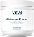 Nutrienti vitali Pulbere glutamina - Functie de tract gastro-intestinal sanatos - Gluten, lactate, Soy Free - non-GMO - 225g/8 oz L-glutamină Pulbere