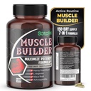 Ultra Muscle Builder Supplement with L-Arginine & Tribulus – Sports Training Support – 150 Capsules (150-Day Supply)