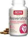 Jarrow Formulas® Resveratrol 100 mg, complément alimentaire, soutien antioxydant pour la fonction cardiovasculaire, 60 capsules de Veggie, 60 jours d'approvisionnement