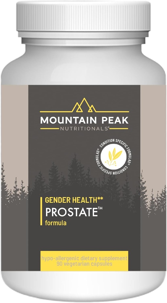 Mountain Peak Nutritionals Prostate Supplement - Tukee rakkotoimintoa & Aineenvaihdunta - Eturauhastuen täydentää miesten kanssa Saw Palmetto Extract, Pygeum (90 kasvissyöjän kapselit)
