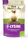 Pet Naturals Lysine voor katten, Kip smaak, 60 Kauwen - Immuun en ademhalingsondersteuning voor katten - Geen tarwe of maïs - Vet Aanbevolen