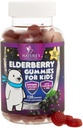 Kids Immune Support Elderberry Gummies - Daily Children's Vitamins C, Zinc & Kids Support Gummy - Nature's Sambucus Elderberry Supplement, Vegan, Gluten-Free, Tasty Berry Flavor - 120 Gummies