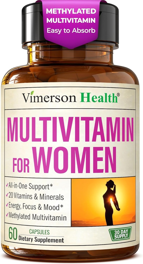 Multivitamin per a Dones Z, Zinc, Magnesi i més per a la implementació de la implementació de Daily I Multinomiamins i multinomines, Capsules amb vitamina B12, A, C, Zinc, Magnesi i més per a la implementació de l'IFBIFBC (Centre de biovenibles) per a dones