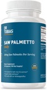 Dr. Tobias Saw Palmetto Supplement, Supports Urinary Health, Hormonal Balance, Prostate Health, " Hair Vitality, Saw Palmetto for Men ' Women, 500mg Por Serving - 100 cápsulas, 100 piezas