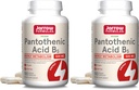 Jarrow Formulas Pantothenic Acid B5 500 mg - 100 Veggie Caps - Essential B 비타민 - 에너지 생산 및 대사 지원 - 100 서빙 (포장 2)