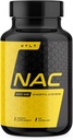 NAC by HTLT ) 600 mg of N-Acetyl Cysteine per Serving ) Liver Support supplement ) (60 Capsules)