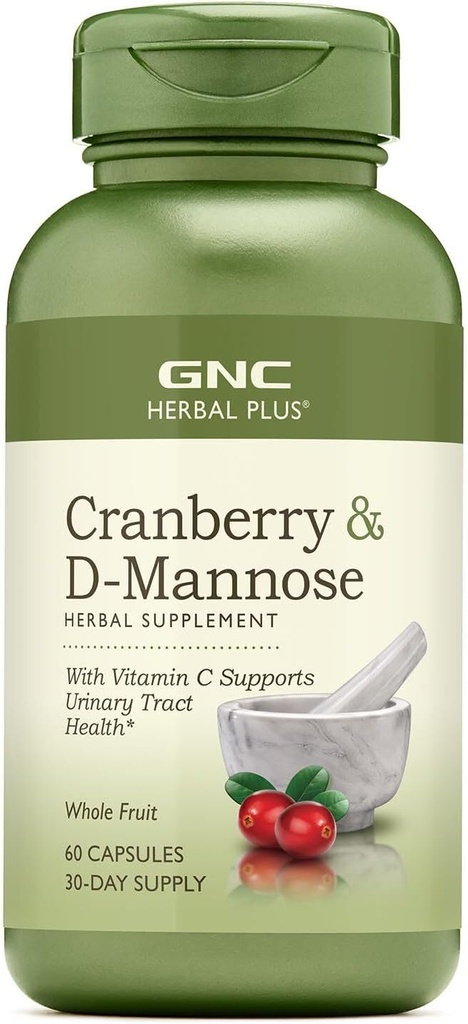 GNC Herbal Plus Cranberry D-Mannese, 60 càpsules