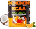 Nurologie BCAA Natural - Plant based BCAA pulbere, Orange Coconut Aroma, Optimizat 2:1:1 Ratio Amino Acidi Pulbere pentru Pre Antrenament & Post Antrenament de recuperare, Vegan, Gluten-Free, Non-GMO, 30 Serviri