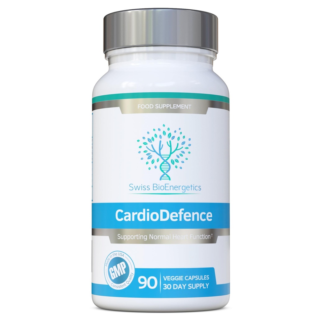 CardioDefence – 90 Capsules – a precise balance of CoQ10, D-Ribose, Acetyl L-Carnitine, B Vitamins and MCT to contribute to the normal function of the heart and reduce tiredness and fatigue
