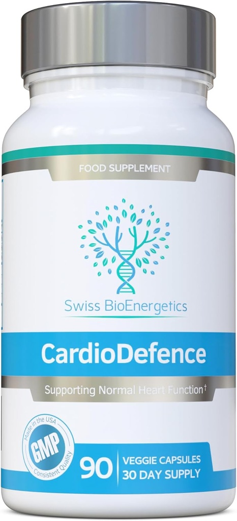 CardioDefence - 90 Capsules - a precise balance of CoQ10, D-Ribose, Acetyl L-Carnitine, B Vitamins and MCT to contribute to the normal function of the heart and reduceتعب and fatigue
