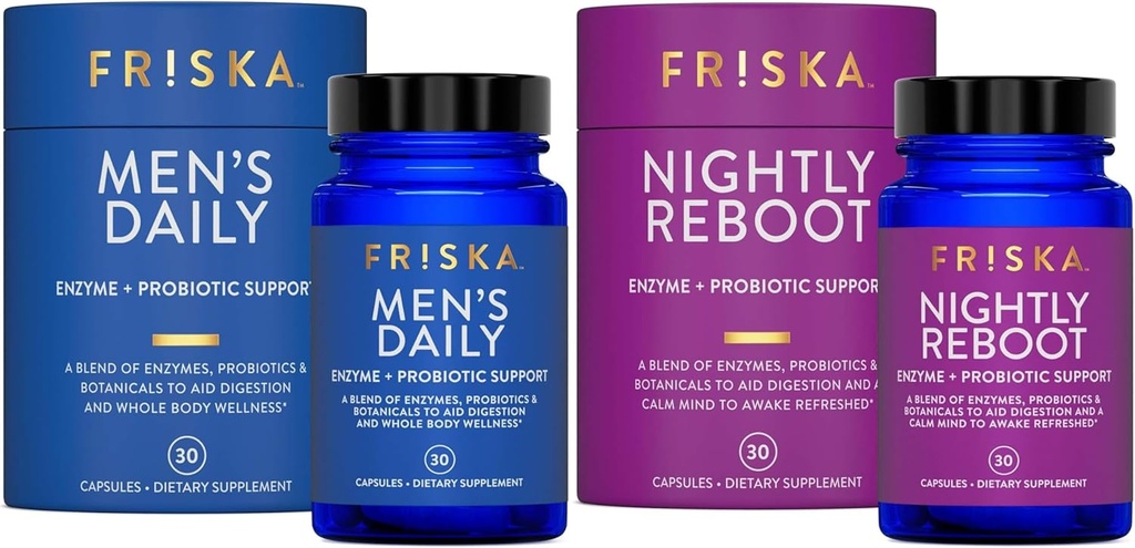 FRISKA Mens & Nightly Probiotic Bundle 
