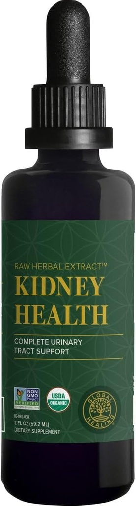 Y tế sinh dục tự nhiên USADA trên toàn cầu với Cranberry & Hydragea - Kidney Làm sạch chất lỏng & Stones Dissolver for Urinary Health - Detox & fix for Bladder Control - 2 Fl Oz