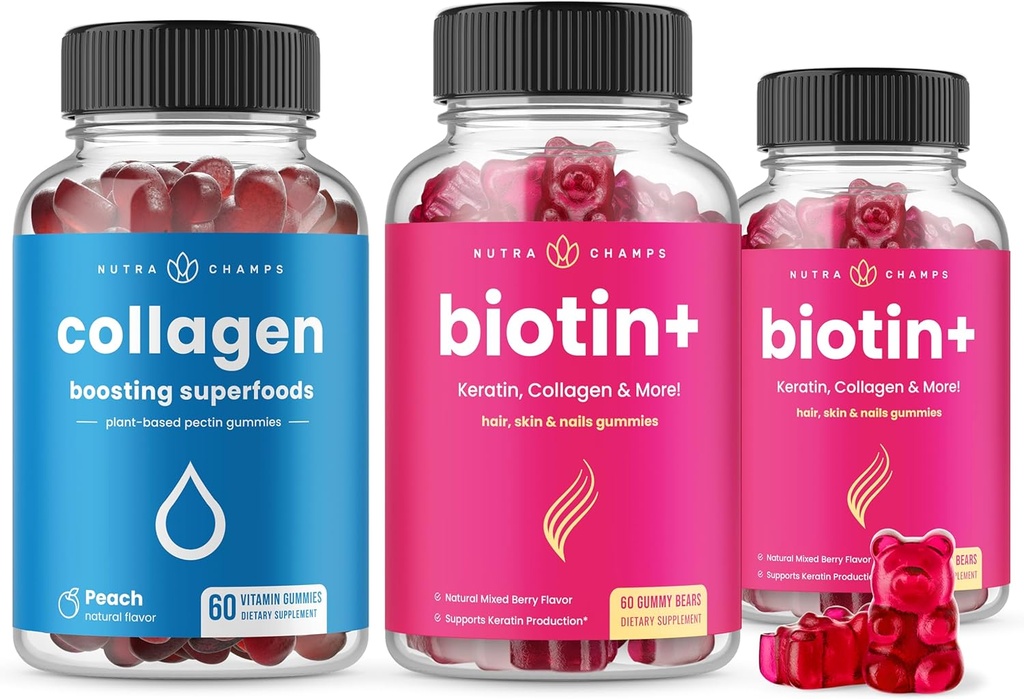 NutraChamps compleet haar, huid en nagels bundel