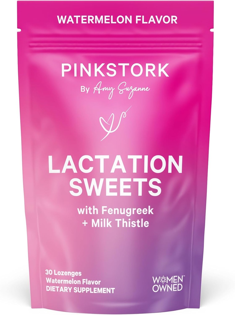 Sweet de l'Stork Lacttion Apix, Apvotint Snocks amb Fenugreek i llet Aquest tle per donar suport a "Protectit de llet de pits" - 30 Watermen Candy Flamps (Packing Mayary)