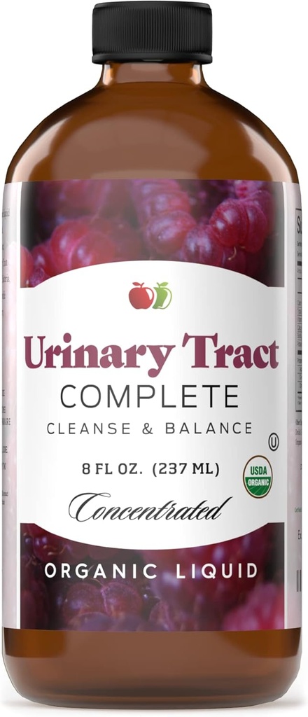 자연적인 제품 Urinary Tract 완전한 8oz - 유기 Cranberry & 유기 D-Mannose를 가진 Urinary Tract Cleanse, 방위, 건강 및 처리를 위한 액체 보충교재