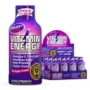 Vitamin Energy Focus+ Extra Strength Energy Shot Berry 4 Pack, 260mg Natural Caffeine, B-Vitamins, CoQ10, Amino Acids, Focus, Productivity " Clarity, Zero Sugar, Gluten-Free, 1.93 fl oz