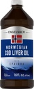 (原始内容存档于2018-09-21). Piping Rock Cod Liver Oil Liquid 16 fl oz 与环保署 DHA – Engelvaer 挪威 – Non-GMO, Gluten Free Supple Supplement