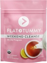 Flat Tummy Weekend Cleanse Tea - 30 Day Program - 모든 Natural Colon Cleanse w/Senna 및 Dandelion Root는 여성을위한 Bloating Relief를 제공합니다 - 소화 지원 및 가스 구호를위한 Detox Cleanse