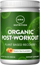 MRM Organic Post Workout, Plant Based Recovery, 10.6 Ounce