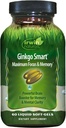 Irwin Naturals Genekgo Smart Powerful Nootropic Brain Booster - תומך זיכרון מקסימלי, פוקוס וקלילות נפשית עם DMAE, Clubmos, Choline & Acetyl L-Carnitine - 60 Softgels נוזלי