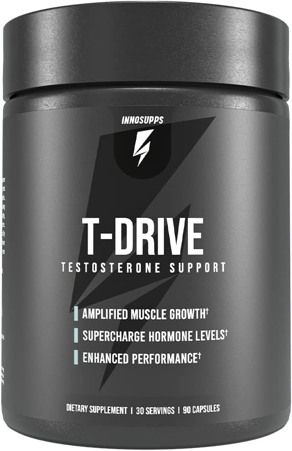 Inovasi: T-Drive 126; Testosterone Booster 124; Amplify Muscle Growth 124; KSM-66 Ashwagandha, Boron, Fenugreek 124; 90 Capsules