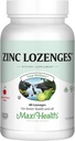 Maxi- Health Zinek Lozenges - Zinek Citrát 10mg - s vitamínem C - Cherry Flavor - 60 Chewables - Kosher