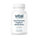 Vital Nutrients Saw Palmetto with Pygeum & Nettle Root - Vegan Saw Palmetto for Men Supports Healthy Prostate Function* - Gluten, Dairy, Soy Free - 60 Capsules