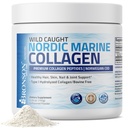 Bronson Marine Collagen Peptides Hydrolyzed Protein Powder 100% Wild Caught Nordic Cod Verified Sustainable Source for Joints Skin Hair Nails & Bones 150g (5.29oz)