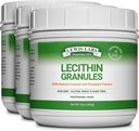 Lecithin Granules תוסף | Natural Soy Lecithin אבקה הוא מקור מצוין של Phosphatidyl Choline | תמיכת Lactation, Immune Function & Support Brain Health, 16 oz