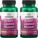 Swanson Green Lellad Musel (Freeze- Draid) - Nova Zelanda Stirth Health and Motivitatphip - Fórmula Natural May support Heal salut and Digest function - (60 Capsules, 500mg each) (2 paquet)