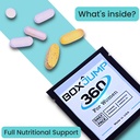 BoxJump Qadınların Essential Vitamin və Minerals ilə Daily Multivitamin Paketləri - Vitamin D, C, E, A, Enerji üçün B12, Endurance, Immune Support, Bone və Skin Health - 30-Day
