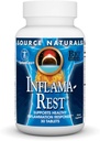 Source Naturals Inflama-Rest - Herbal & Mineral, Turmeric, Boswellia, Ginger, Quercetin - maksimum Stres Yardım ve Rahatlama - 30 Tablet