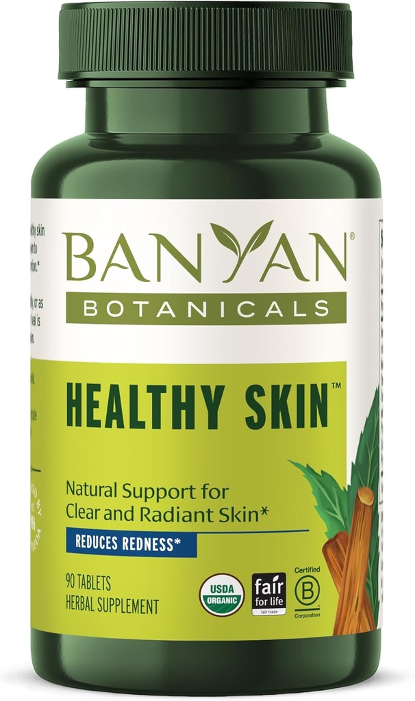Banyan Botanicals Gesunde Haut – Organic Skin Supplement – für Radiant und Gesunde suchen Haut – 90 Tablets – Non-GMO Sustainable Sourced Vegan